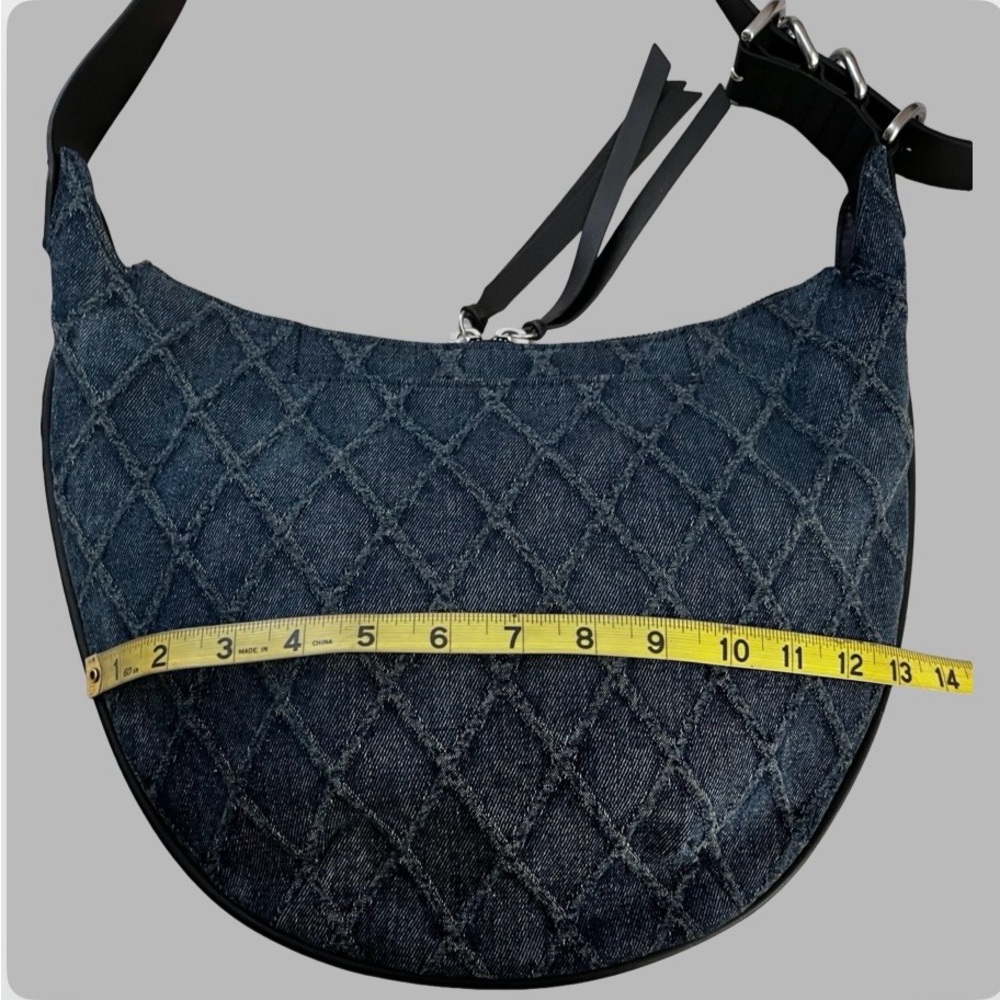 REG & BONE SPIRE DENIM HOBO BAG - Picture 8 of 12